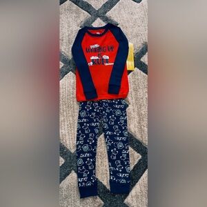 Boys wonder nations 5t 2 piece long sleeve snug fit dog new Pajama set